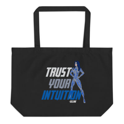 Large organic tote bag