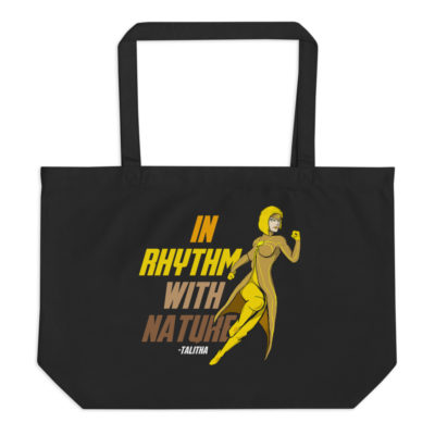 Large organic tote bag